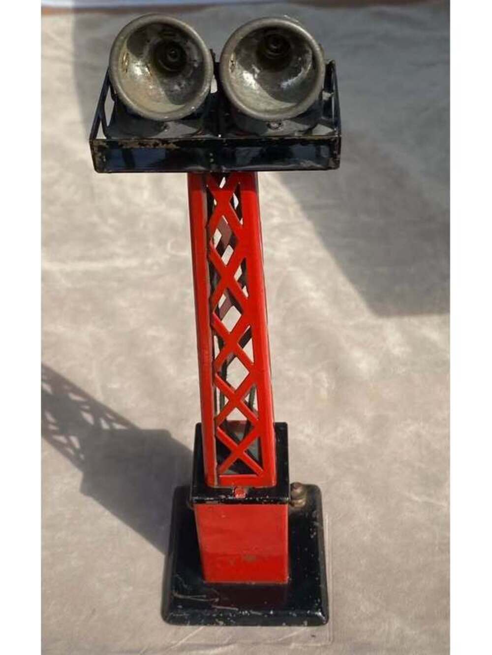 Vintage Marx Toy Train Floodlight Signal Tower